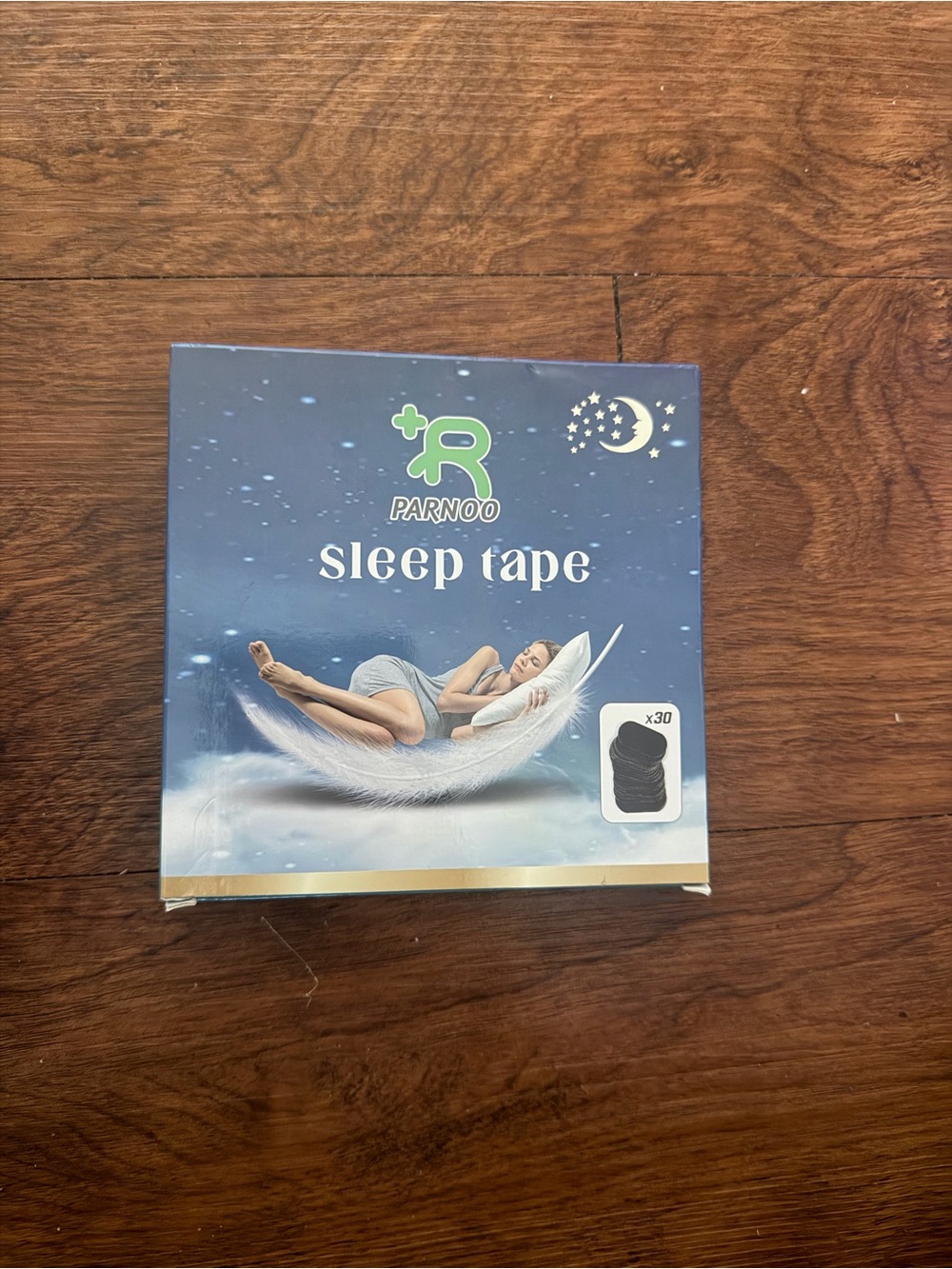 Parnoo Black Sleep Tape – 30 Pack